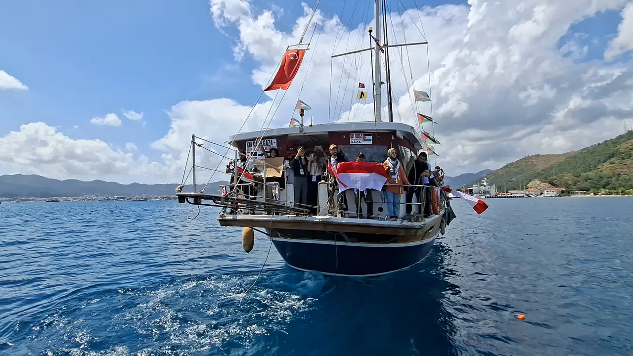 Delegasi Indonesia yang tergabung dalam misi kemanusiaan Global Sumud Flotilla (GSF)