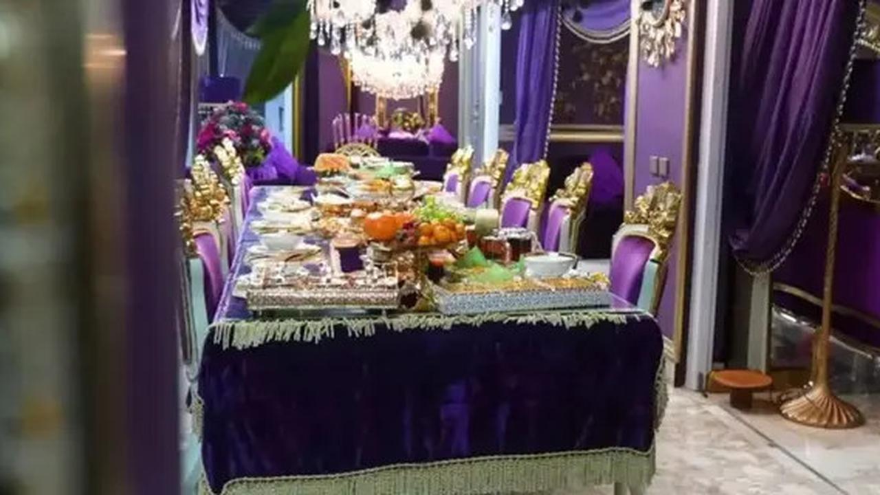 9 Potret Dapur di Rumah Mama Ala ibu Tasya dan Tasyi, Modelnya Nyentrik dan Serba Ungu