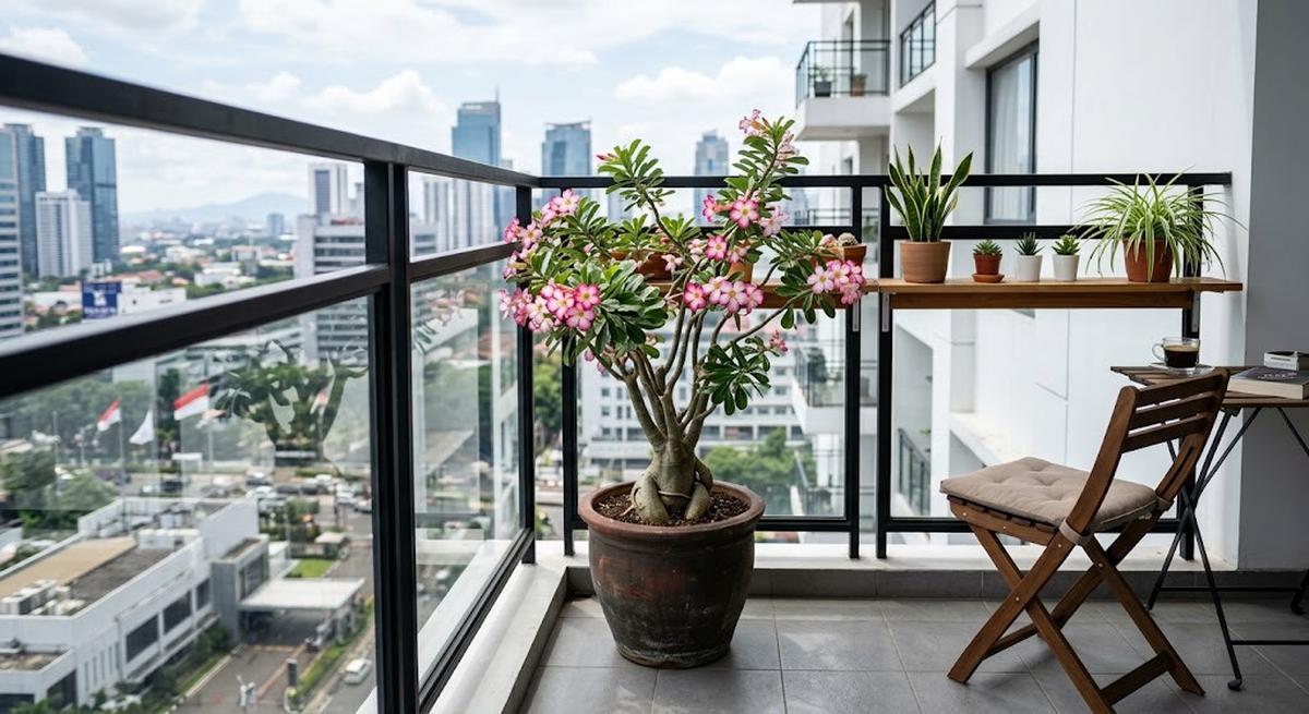 18 Tanaman yang Cocok Ditanam di Balkon Apartemen yang Terkena Angin Kencang