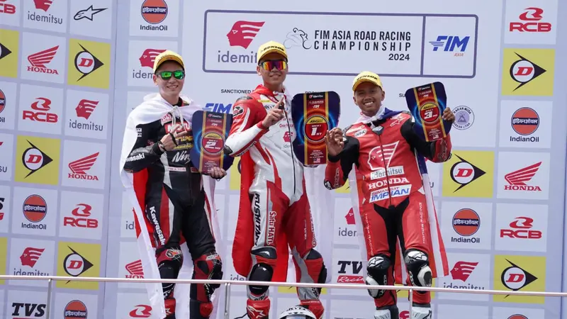 Herjun menjadi juara ARRC 2024 Sepang.