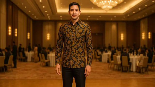 Model Kemeja Pria Kombinasi Batik