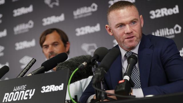 Wayne Rooney mesti berjuang untuk menyelamatkan Derby County. (Darren STAPLES / AFP)