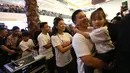 The Onsu Family meet and greet di salah satu mall di Cileungsi, Jawa Barat, Sabtu (25/1/2020). (Adrian Putra/Fimela.com)