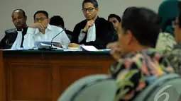 Mantan Manajer Pemasaran Divisi Konstruksi I PT Adhi Karya, M Arief Taufiqurahman pernah mengungkapkan jika pihaknya sudah memberikan hingga Rp 2,010 miliar untuk Anas Urbaningrum, Jakarta, Kamis (26/6/2014) (Liputan6.com/Faisal R Syam)