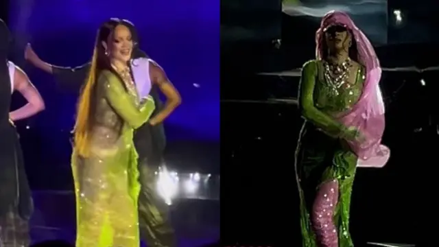 Penyanyi Rihanna tampil di pesta jelang pernikahan anak laki-laki crazy rich Asia Mukesh Ambani
