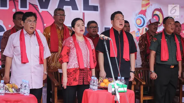 Menko Puan Buka Festival Cap Go Meh di Seasons City