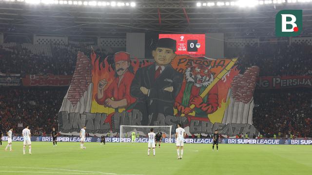 Persija Jakarta Vs PSIM Yogyakarta di BRI Super League 2025/2026