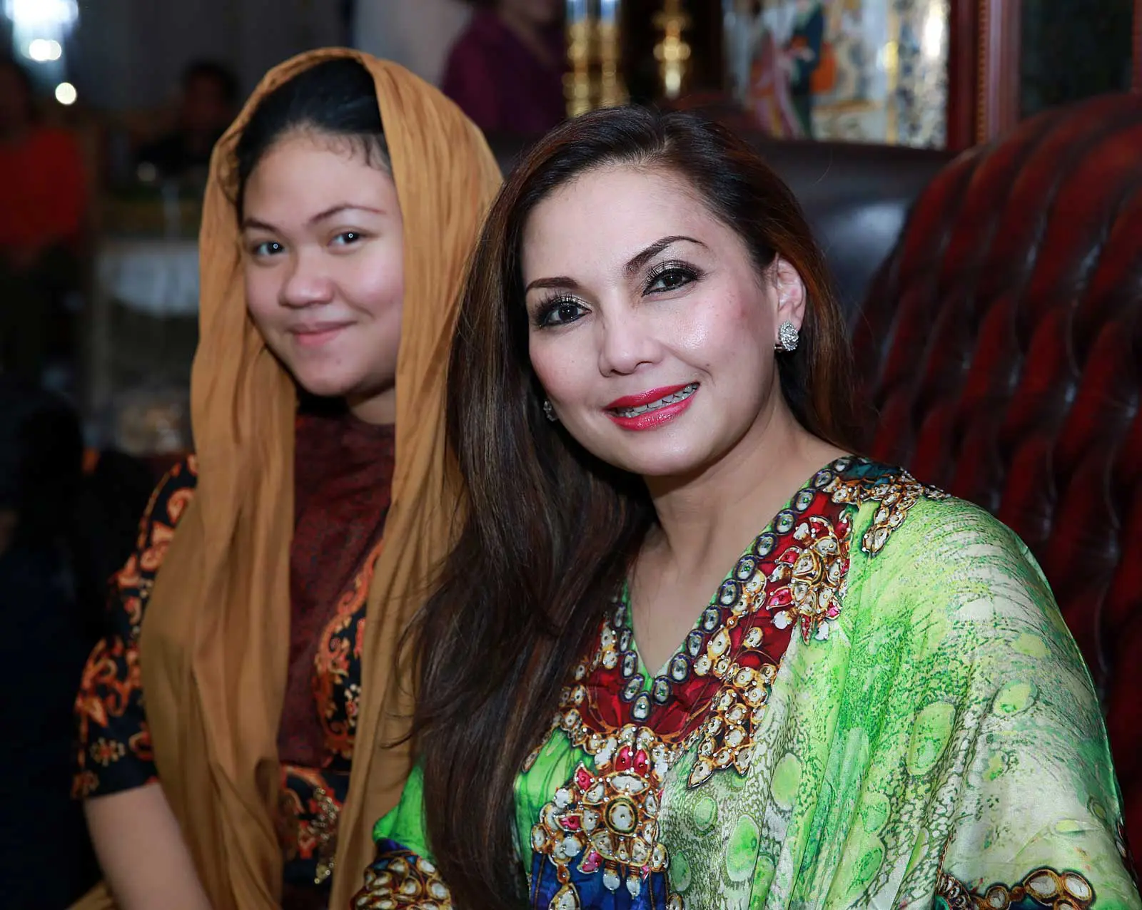 Nia Daniati bersama putrinya, Olivia Nathania. (Deki Prayoga/Bintang.com)