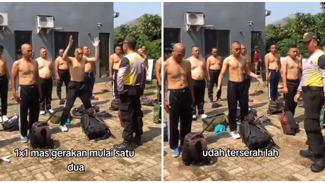 Viral Komandan Sampai Pusing Ajari Salah Satu Anggota saat Jumping Jack, Bikin Ngakak