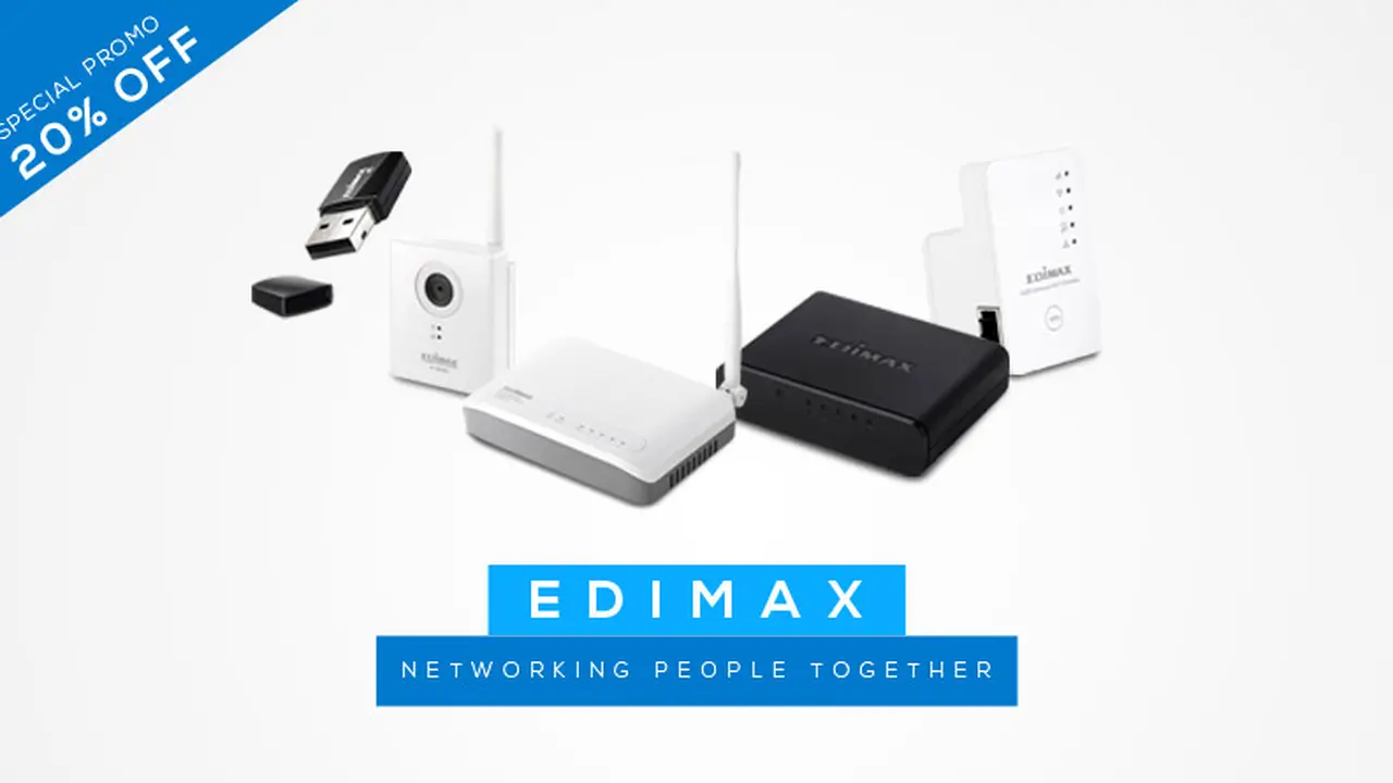 Edimax Diskon 20 Persen di Lakupon, Harga Mulai Rp 60 Ribuan