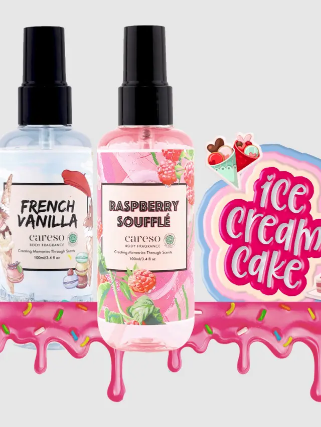 Caresso Ice Cream Cake – French Vanilla & Raspberry Souffle (Foto: Caresso )