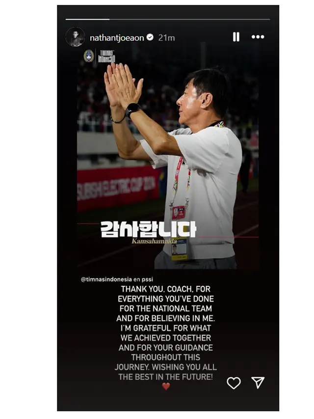 9 Unggahan Pemain Timnas Indonesia Usai Shin Tae-yong Dipecat PSSI