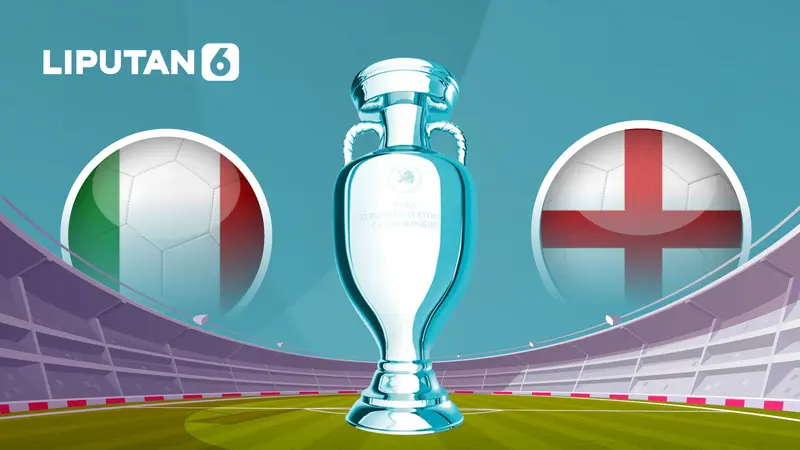 Banner Final Euro 2020 atau Euro 2021