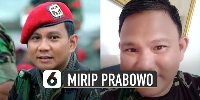 VIDEO: Viral Pria Mirip Prabowo Subianto Saat Masih Muda