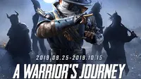 PUBG Mobile gelar warrior's journey dari 25 September hingga 15 Oktober 2019. (Ist)