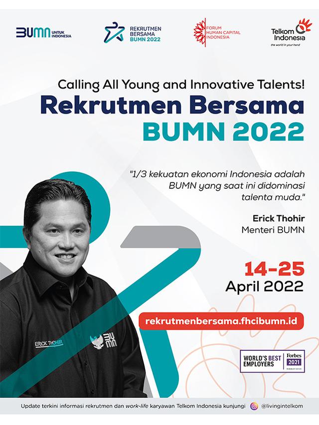 Telkom Buka Lowongan 11 Bidang Pekerjaan untuk 250 Posisi