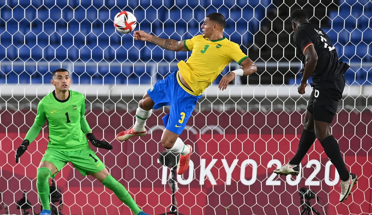 Jerman betul-betul mencetak gol keduanya pada menit ke-84 melalui tandukan Ragnar Ache memanfaatkan umpan sepak pojok. Jerman 2, Brasil 3. (Foto: AFP/Daniel-Leal Olivas)