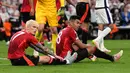 Di Liga Primer Inggris, Manchester United masih terpuruk di posisi 16 klasemen sementara dengan 39 poin dari 37 laga. (Josep LAGO/AFP)