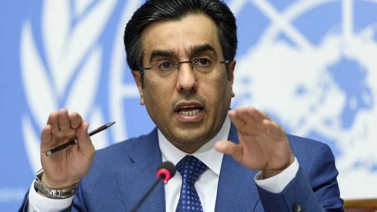 Ali Bin Smaikh Al Marri Ketua Komite Hak Asasi Manusia Nasional Qatar (AP)