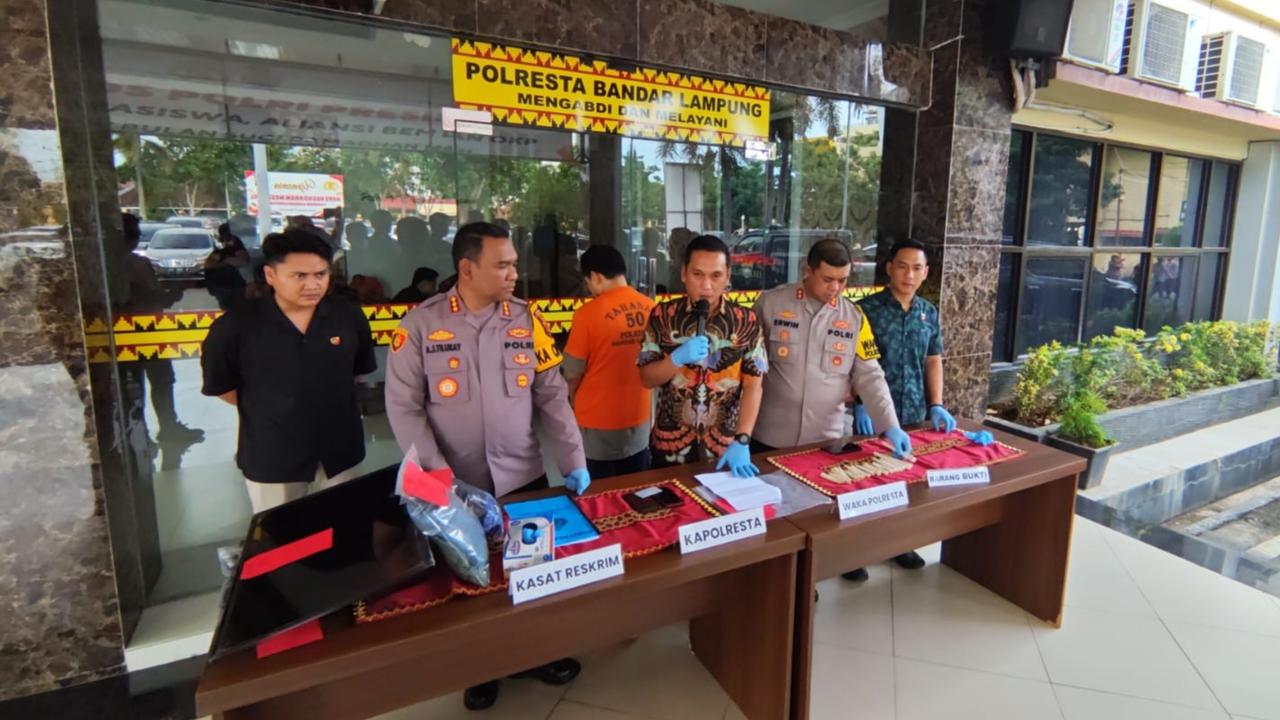 Alasan ODGJ, Polresta Bandarlampung Lepaskan Tersangka Kasus Penjualan Gading Gajah dan Kasus Dihentikan