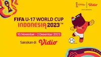 Daftar Grup Piala Dunia U17 Indonesia 2023, Saksikan Pertandingannya Eksklusif di Vidio! (Sumber: dok .vidio.com)