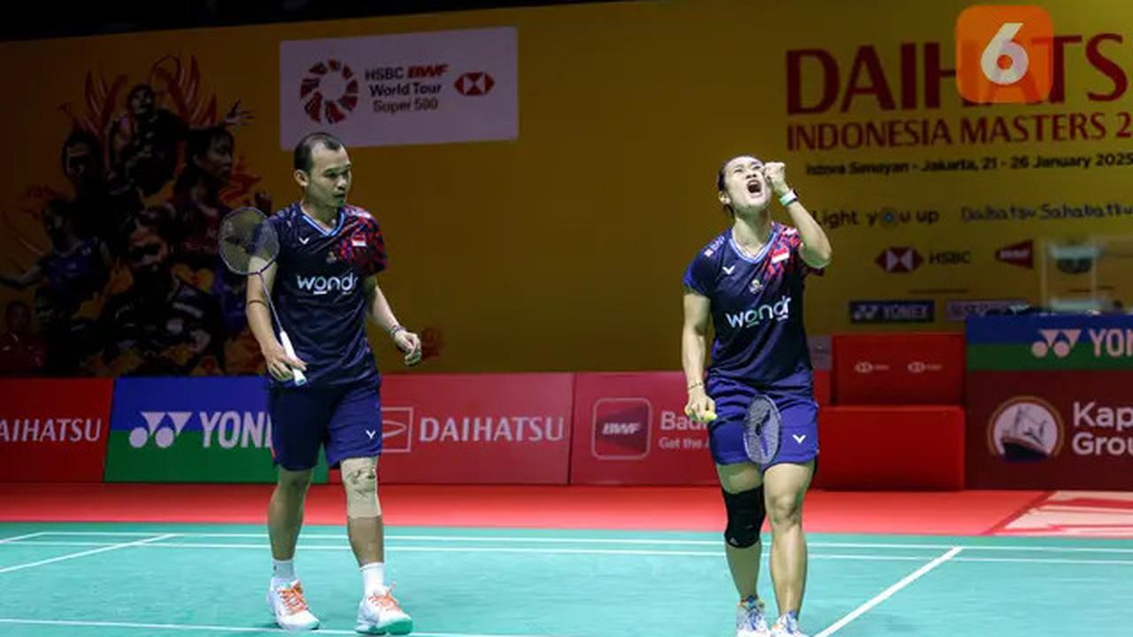 Indonesia Masters 2025: Rinov / Lisa ke Semifinal, Air Mata Haru Langsung Tumpah