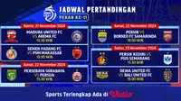 Jadwal dan Siaran Langsung BRI Liga 1 Matchweek 11 di Vidio