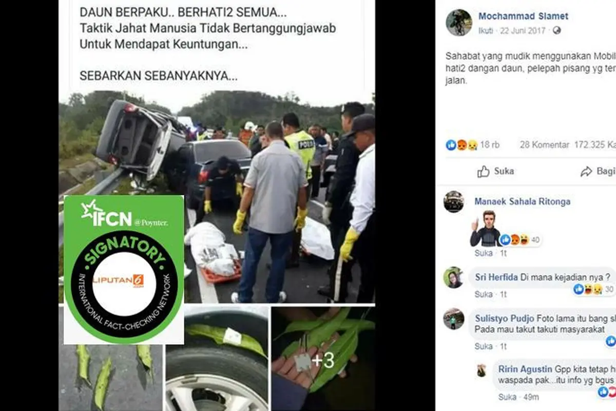 [Cek Fakta] Gambar Tangkapan Layar Kecelakaan Lalu Lintas