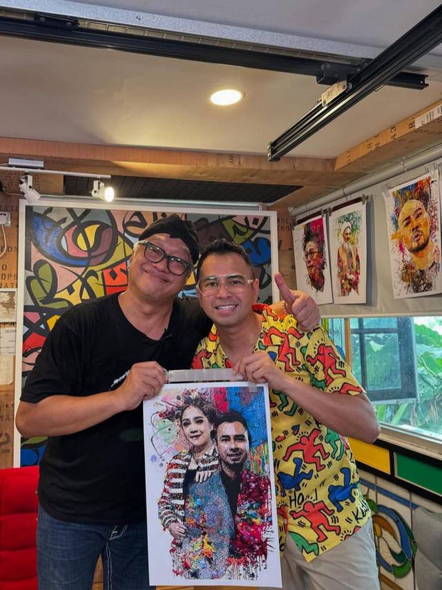 Raffi Ahmad di rumah goa Dik Doank. (credit: instagram.com/raffinagita1717)