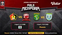 Pertandingan lengakap Piala Menpora 2021 dapat disaksikan melalui platform streaming Vidio. (Dok. Vidio)