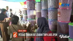 Kue yang ditemukan kebanyakan merupakan hasil produksi rumahan.