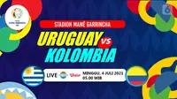 URUGUAY VS KOLOMBIA (liputan6.com/Abdillah)