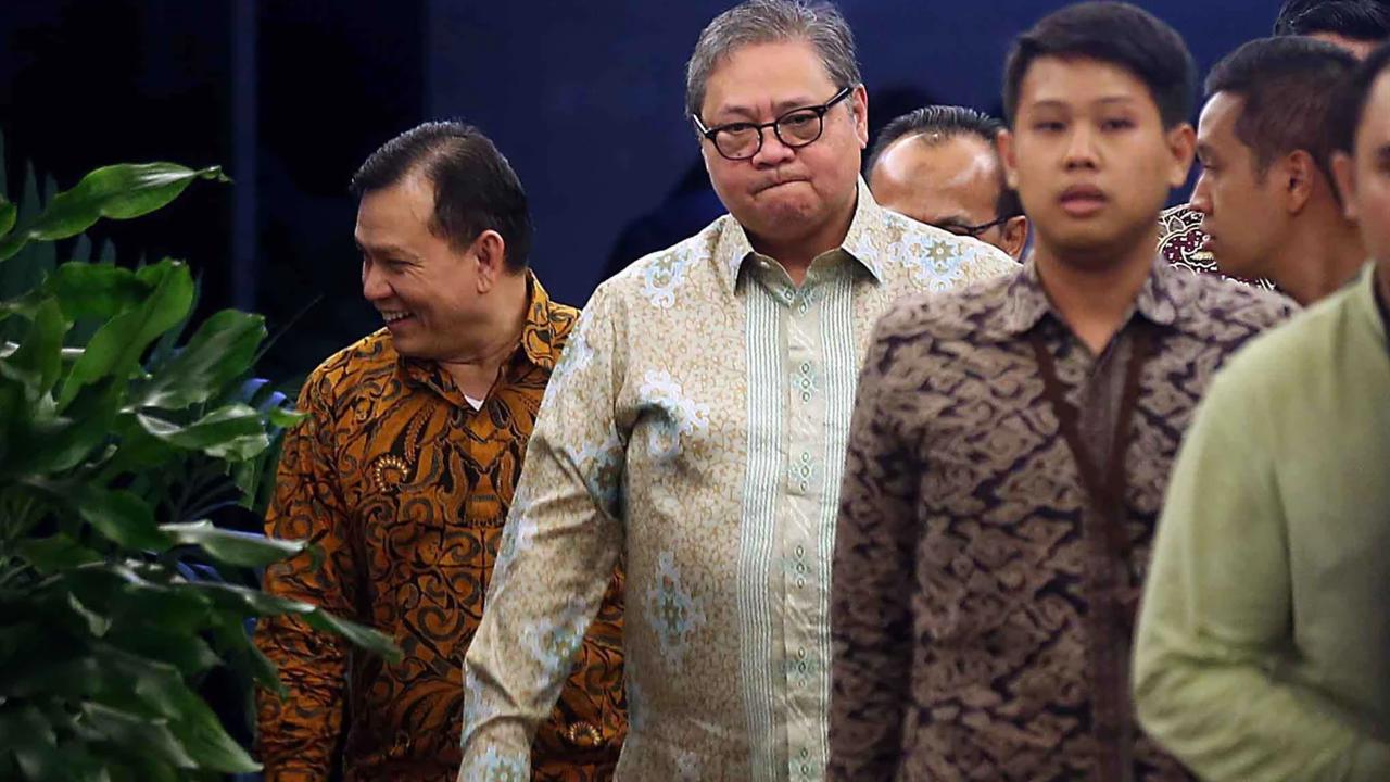 FOTO: Airlangga Hartarto Sambangi KPK Bahas Isu Tarif Dagang Indonesia AS