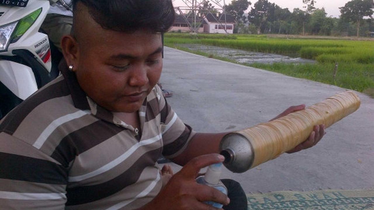 Ini mainan seru ABG Sukoharjo saat ngabuburit menunggu buka puasa
