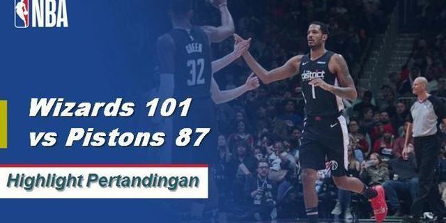 Cuplikan Pertandingan : Wizards 101 VS Pistons 87