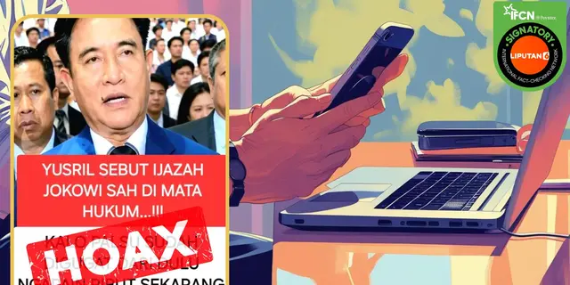 Deretan Hoaks Sasar Yusril Ihza Mahendra, Simak Daftarnya