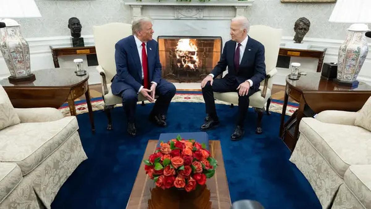 Peralihan Kekuasaan, Donald Trump Temui Joe Biden di Gedung Putih