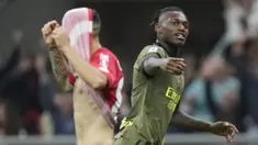 AC Milan berhasil meraih kemenangan besar saat menjamu Monza pada laga pekan ke-11 Liga Italia yang berlangsung di San Siro, Sabtu (22/10/2022) malam WIB. (AP/Luca Bruno)