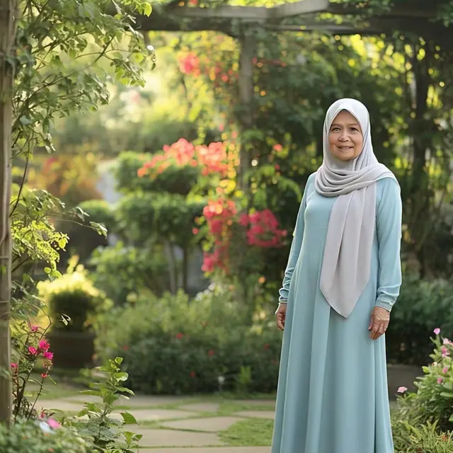 Model Gamis Terbaru untuk Usia 60 An/Meta AI
