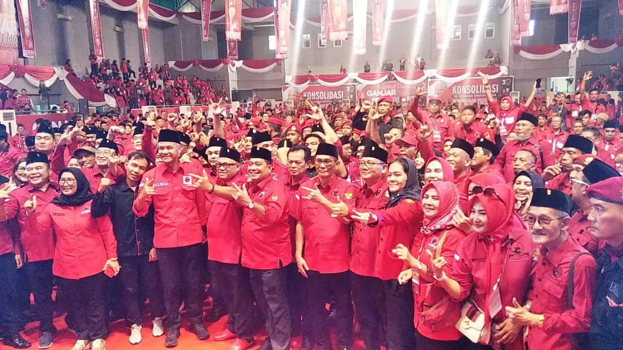 Konsolidasi Pilpres 2024 di Palembang, Ganjar Pranowo Yakin Menangkan Suara Sumsel