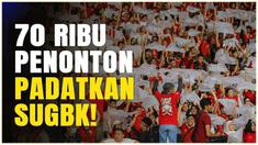 Berita video jumlah penonton laga Timnas Indonesia vs Australia dalam laga kedua Grup C Kualfikasi Piala Dunia 2026 jadi yang terbanyak. Ini memecahkan rekor yang ada sebelumnya.