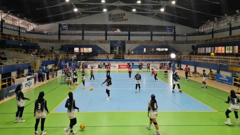 STIES Mitra Karya Perkasa di Hari Kedua Liga Voli Mahasiswa Seri Jakarta