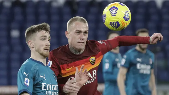Gol Rebic dan Kessie Antar AC Milan Taklukkan AS Roma
