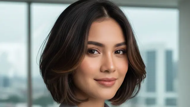 Soft Layered Bob (Gemini AI)