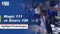 Jimmy Butler mencetak 14 poin dalam debutnya 76ers dan Joel Embiid menambahkan triple-double pertama dalam karirnya (19 poin, 13 rebound, 10 assist) tetapi itu tidak cukup karena Magic menang 111-106 berkat 35 poin Nikola Vucevic