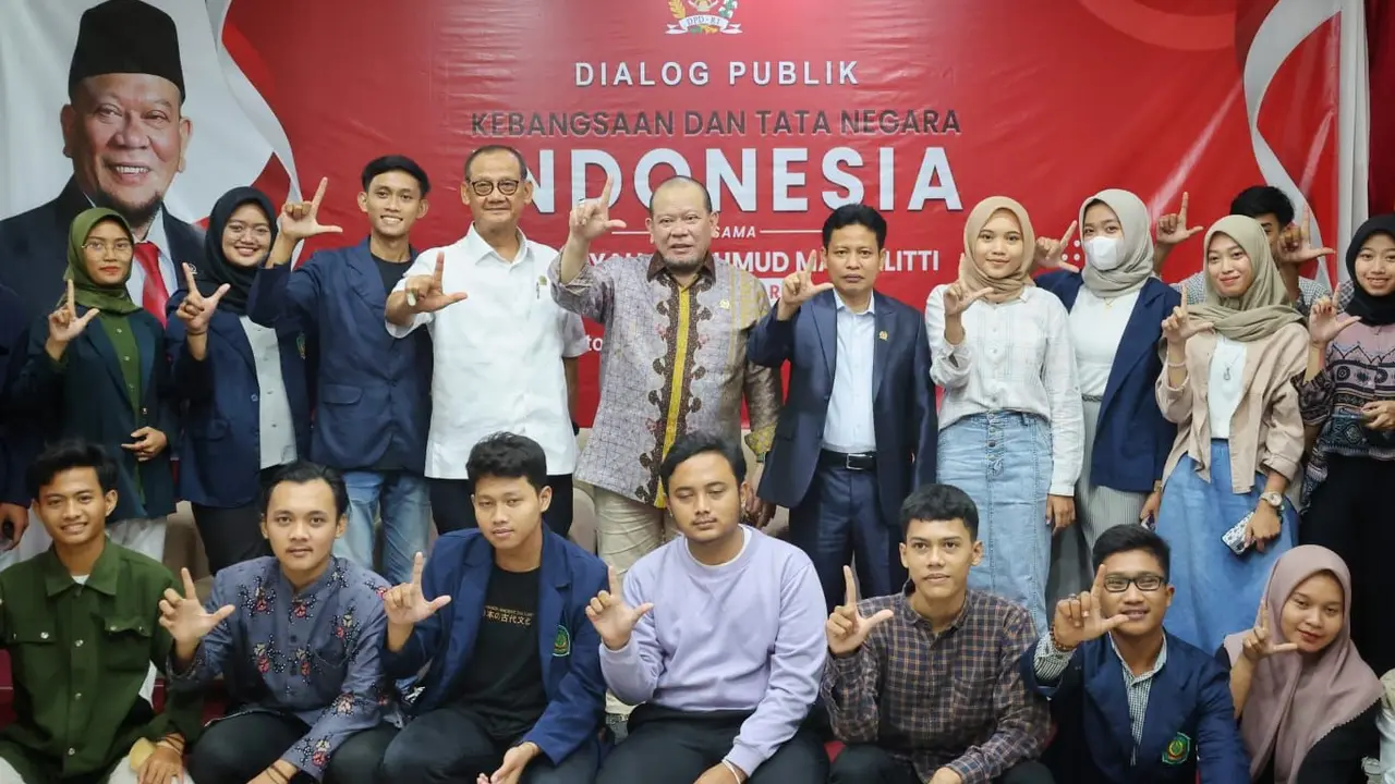 LaNyalla, saat dialog publik Kebangsaan dan Tata Negara Indonesia di Kantor Daerah DPD RI Jawa Tengah, di Semarang. (Ist)