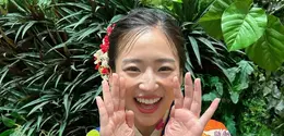 Gaya Haruka Nakagawa Dibalut Kimono saat Pulang Kampung.  [@haruuuu_chan]