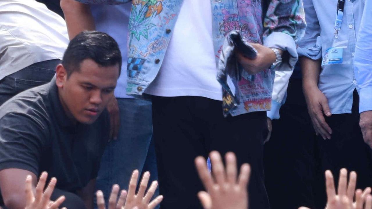 Namun di tengah kampanye tersebut, penampilan Gibran justru menjadi sorotan.&nbsp;Foto: Liputan6.com / Herman Zakharia