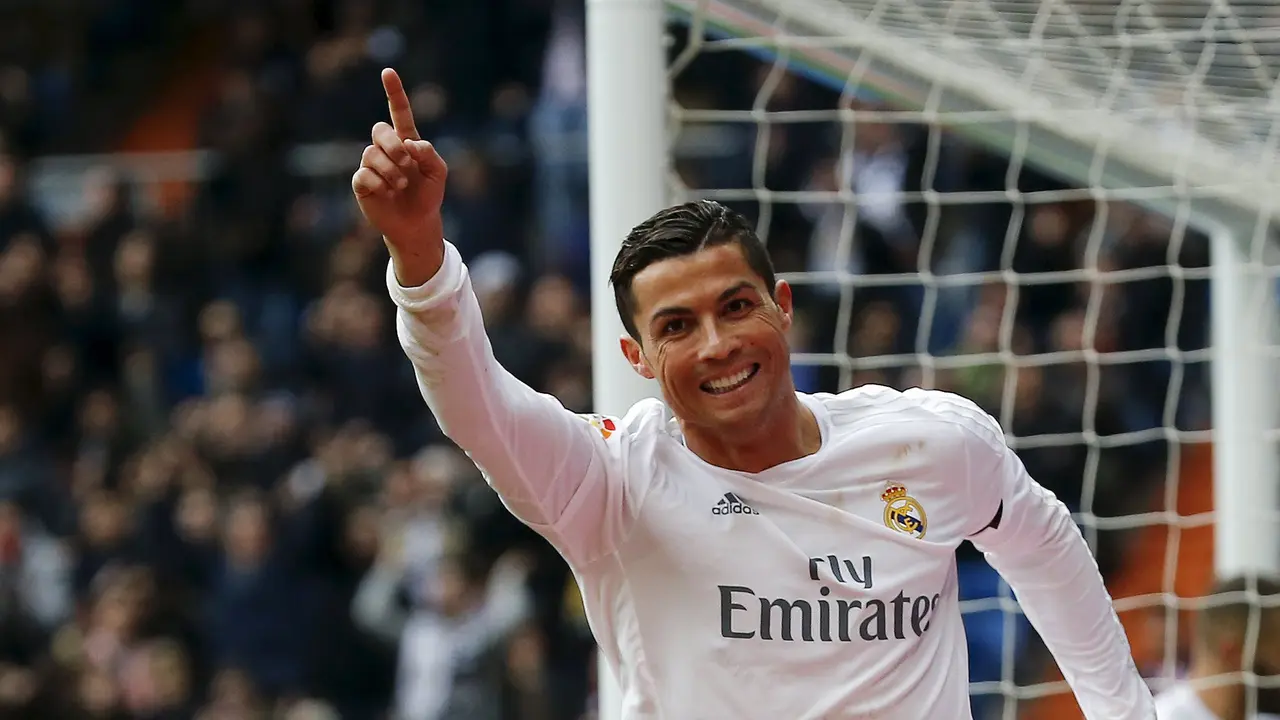 Cristiano Ronaldo di laga Real Madrid Vs Sporting Gijon (Reuters)