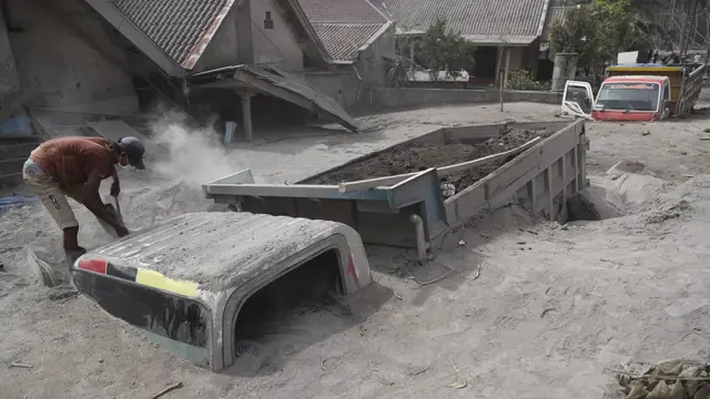 FOTO: Yang Tersisa dari Amukan Erupsi Gunung Semeru